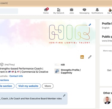 How to customise your LinkedIn Profile