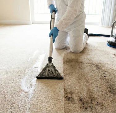 operario lavando alfombra de oficina Ibagué