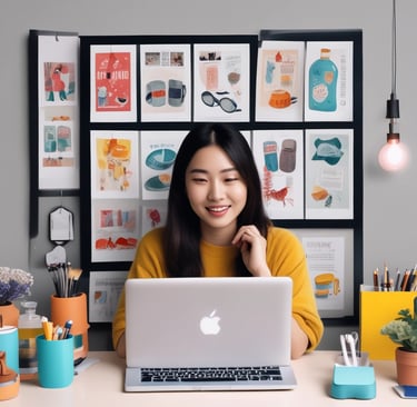 A busy agent working is sales.