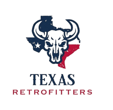 Texas retrofitters logo, mobile home retrofit company in San Antonio, austin, canyon lake, seguin