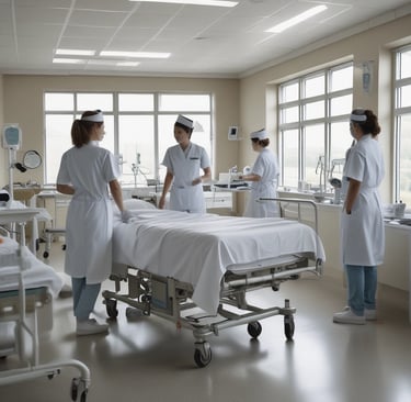 Close-up of a modern infusion pump with clear digital display.