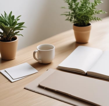 a man and a woman sitting on the ground in the woods