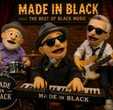 made in black band muppets