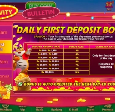 3Patti OK bonus and rewards 3Patti OK free chips 3Patti OK mobile game