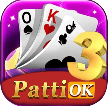 3Patti OK game interface showing 3Patti OK APK 2026 download, 3Patti OK online game, 3Patti OK real