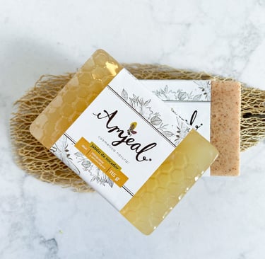 Jabones artesanales con miel