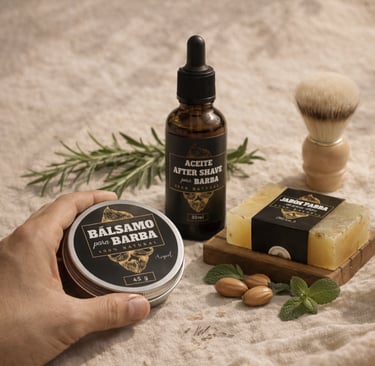 cosmetica natural para caballero