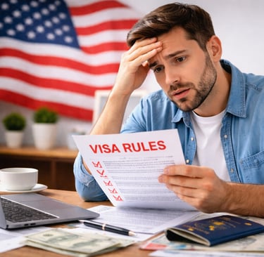 regras do visto americano