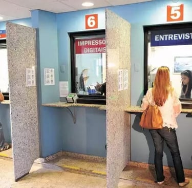 Entrevista no consulado americano