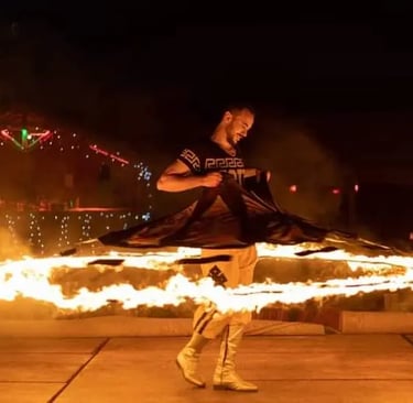 VIP evening Dubai desert safari with fire show and live entertainment experience