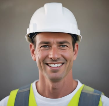 man standing near balcony