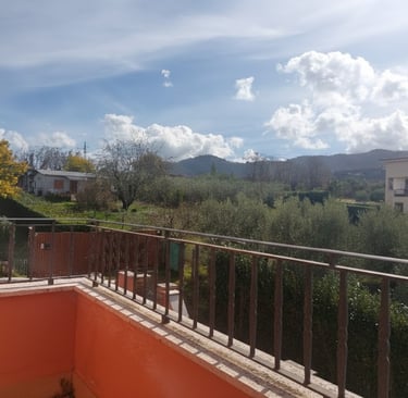 Vista panoramica dai Castelli Romani dalla villa per gruppi e eventi