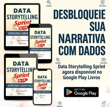 Livro Data Storytelling Sprint no Google Play