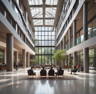 Photo of a cheerful student receiving admission documents from a consultant at Mr Global Study Network office in Dhaka.