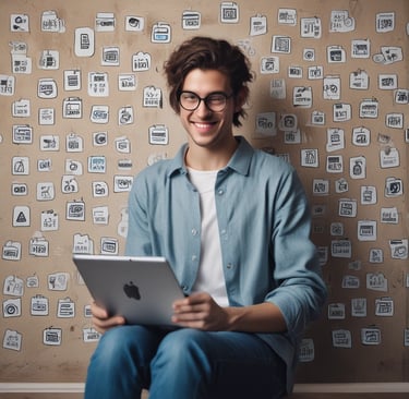 Portrait of a middle-aged man smiling confidently in a professional setting.