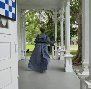 dancing on porch