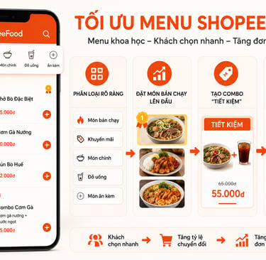 Cách Tối Ưu Menu Trên Shopeefood