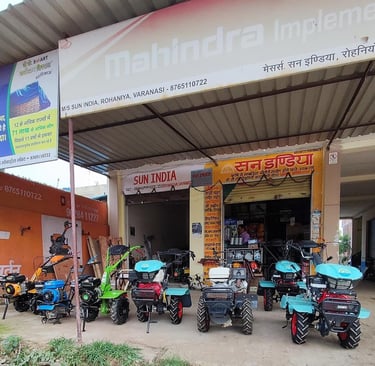 IN THIS PHOTO WE HAVE POWER WEEDERS AND POWER TILLERS.