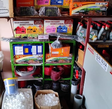 COMPLETE RANGE OF JHATKA MACHINE/ ELECTRIC FENCING ITEMS 