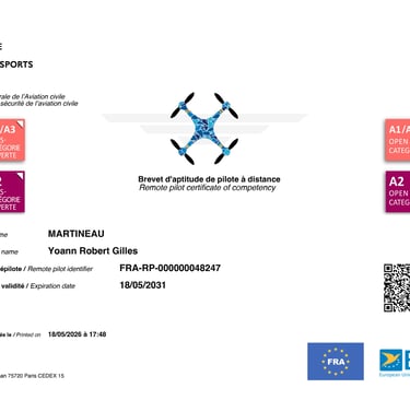 Diplome drone A2