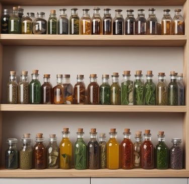 A peaceful moment during a shamanic reiki healing session with soft candlelight and natural decor.