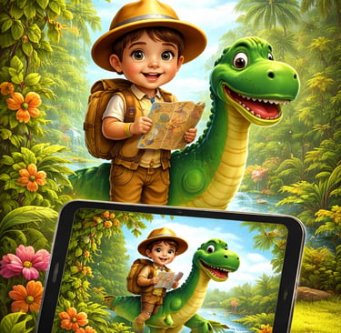 Colorful ebook for children