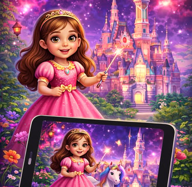 Colorful ebook for children
