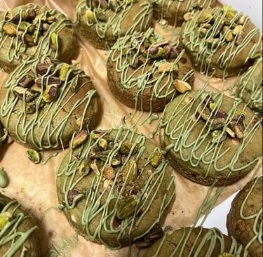 pistachio doughnut bradford for goodness cake