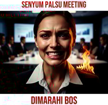 a woman with a fire in her hand and a man in a suit