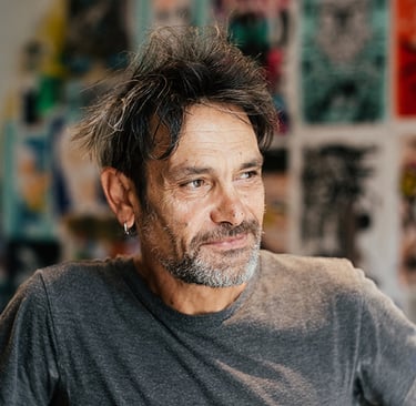 David Gouineau TAMAM Sérigraphie - Photo Nicoloas Anglade