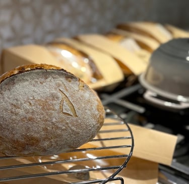 Pain de Campagne on the rack