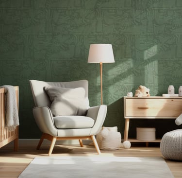 WL-0023 textured wall print created using Dimense Plus media