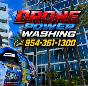 drone power washing fort lauderdale FL