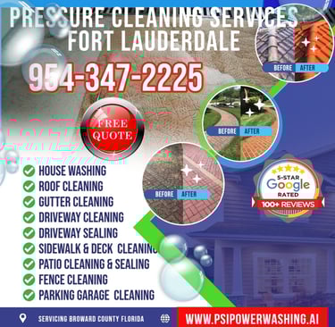 FORT LAUDERDALE PRESSURE CLEANING SERVICES
