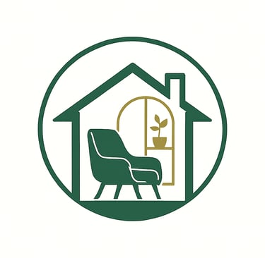 A happy family standing on their balcony protected by a sturdy safety net, smiling at the camera.