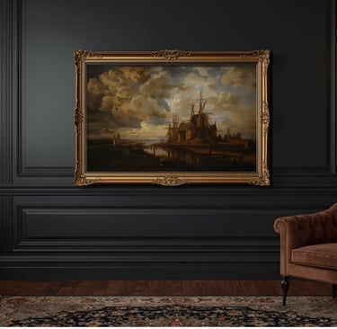 a painting of a painting of a painting of a castle