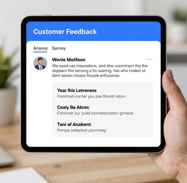 Business team collaborating on customer insight strategies to improve decision-making processes.