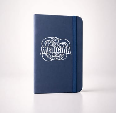 moleskine personalizado emborrachado UFMG