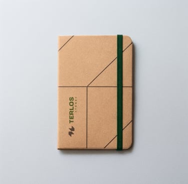 moleskine personalizado ecológico terlos stones