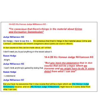 Adrian Schrinner Crime and Corruption Allegations