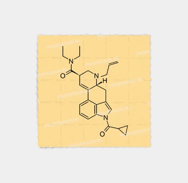1cP-AL-LAD 150 mcg Blotter – Sample