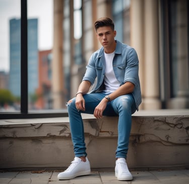 a man riding a skateboard down the side of a ramp