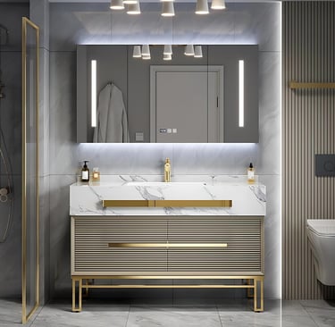 Statement Vanity for a Bathroom