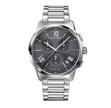 BALMAIN WATCH Athracite Bracelet Chronograph Watch, 42mm