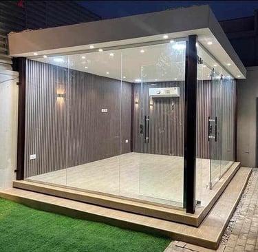 غرف زجاجية للحدائق