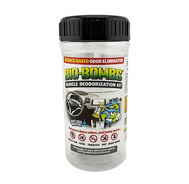 We use Bio-Bombs to completely deodorize your vehicle!