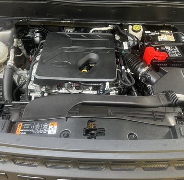 Engine bay looks brand new again!