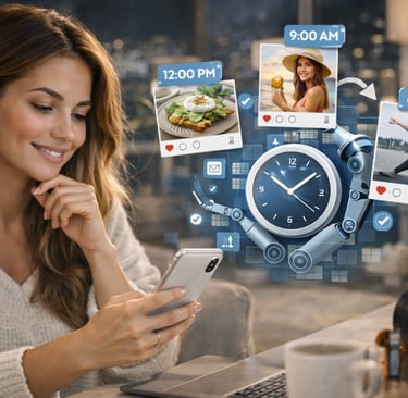 AI-powered social media scheduling that keeps influencer content consistent and on time