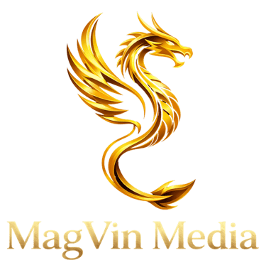 MagVin Media logo – AI-powered social media content for influencers