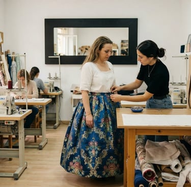 Curso de indumentaria fallera en Valencia — MANRIQUE Studio Benimaclet